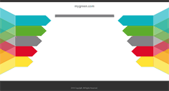 Desktop Screenshot of mygreen.com